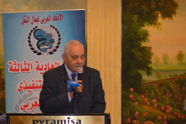 غسان غصن، الأمين العام للاتحاد الدولى لنقابات العمال العرب