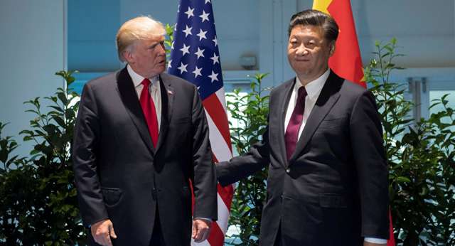 الرئيس الصيني والرئيس الأمريكي