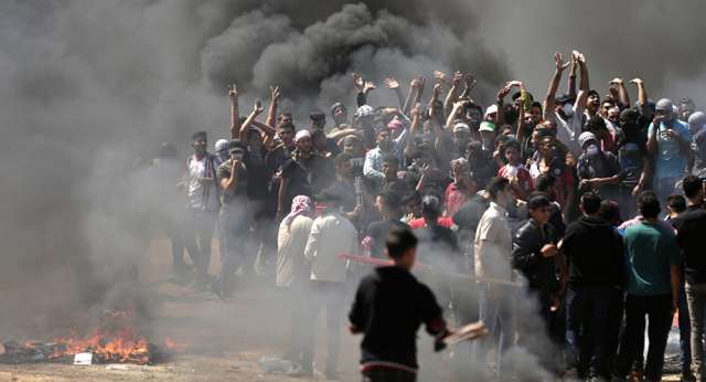 التظاهرات الفلسطينية