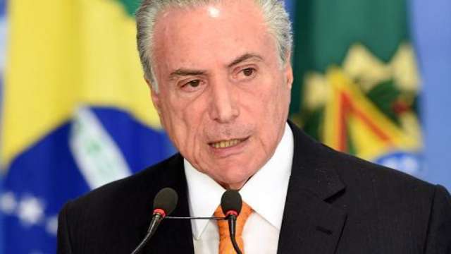الرئيس البرازيلي ميشيل تيمر