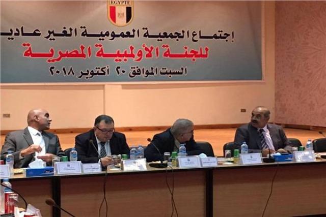  الجمعية العمومية للجنة الأوليمبية المصرية 