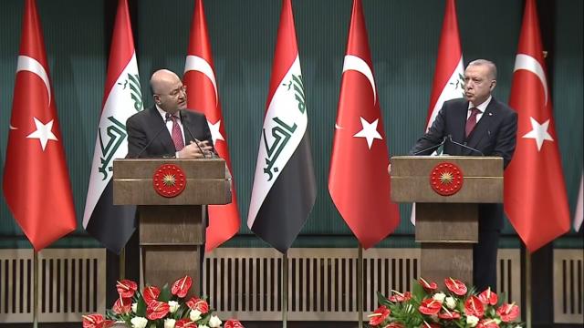 الرئيس التركي ونظيره العراقي