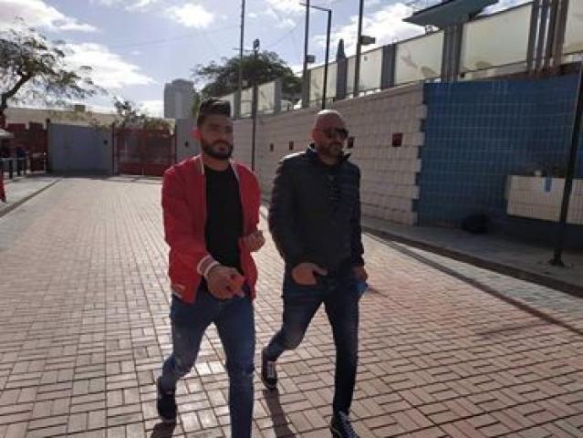 ياسر إبراهيم يصل إلى مقر النادي الأهلي