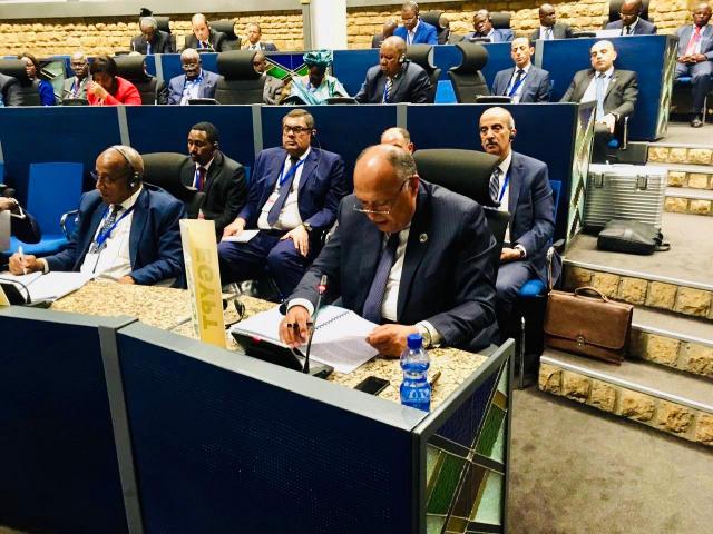 وزير الخارجية سامح شكري يُشارك في اجتماع لجنة الاتحاد الأفريقي رفيعة المستوى حول ليبيا بأديس أبابا