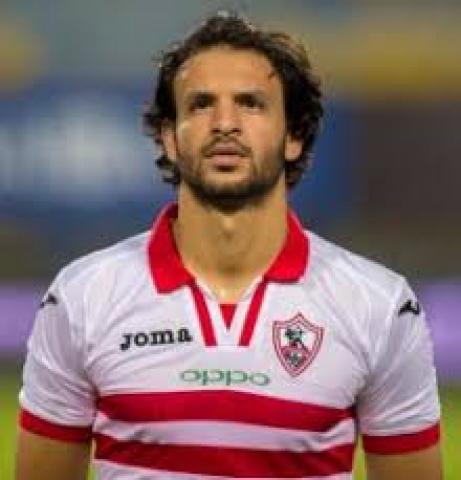  محمود علاء مدافع فريق الزمالك