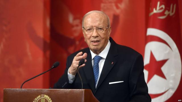 الرئيس التونسى الباجى السبسى