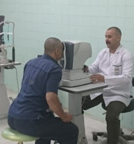  وزارة الداخلية توقع الكشف الطبى على نزلاء سجنى الفيوم ومركز شرطة بنها
