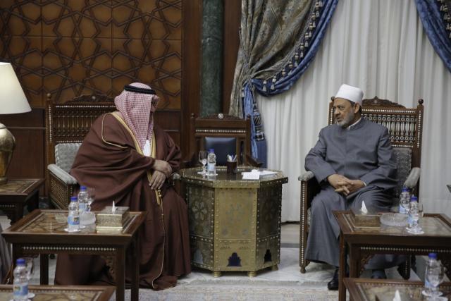 الإمام الأكبر ووزير خارجية البحرين