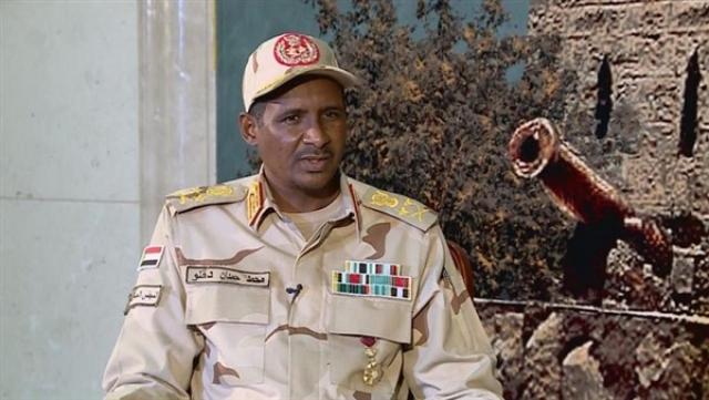 نائب رئيس العسكري السوداني الفريق أول محمد حمدان دقلو حميدتي