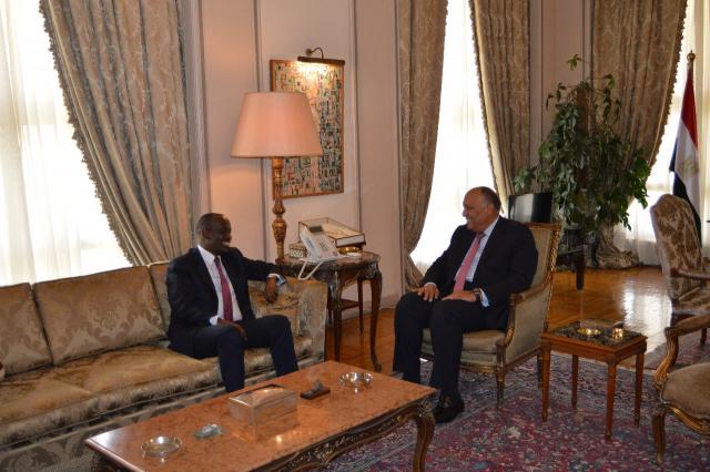 وزير الخارجية سامح شكري يستقبل نظيره الرواندي لبحث العلاقات الثنائية والقضايا الأفريقية
