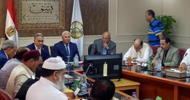 وفد لجنة الإدارة المحلية بمجلس النواب في زيارة محافظة مطروح