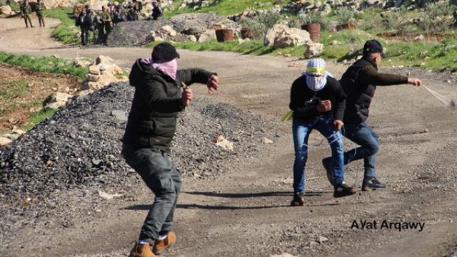 إصابة فلسطينيين بينهم صحفية 