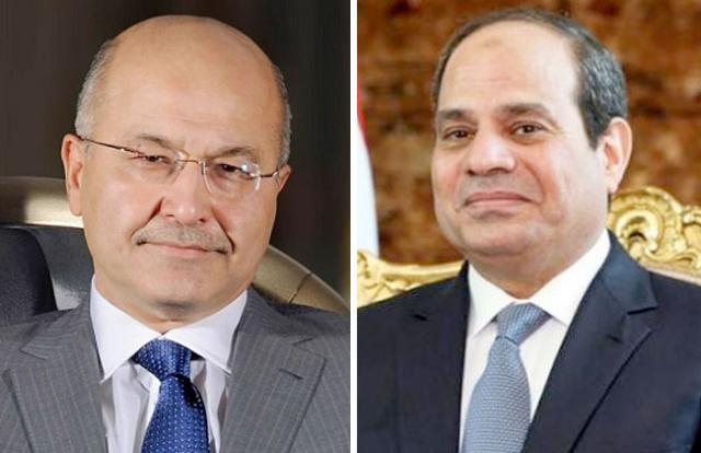 اللرئيس السيسي والرئيس العراقي