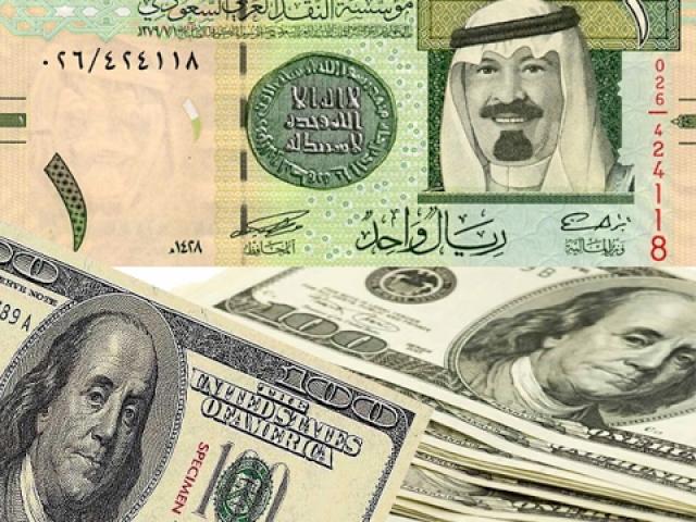 الريال السعودي مقابل الدولار الأمريكي