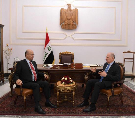 الرئيس العراقي يستقبل النجيفي