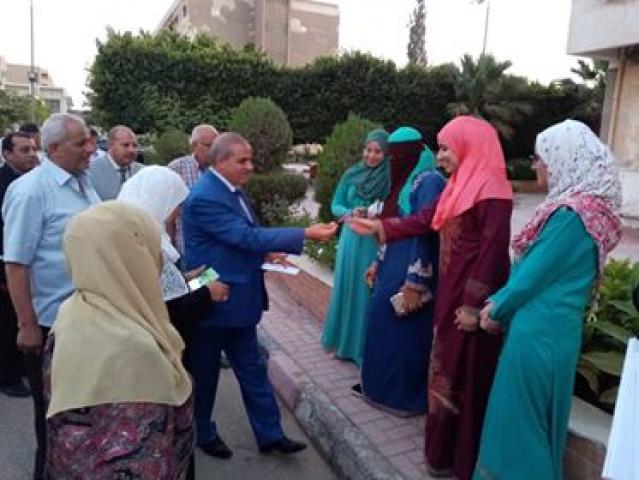 الدكتور محمد المحرصاوي يزور المدينة الجامعية للطالبات 