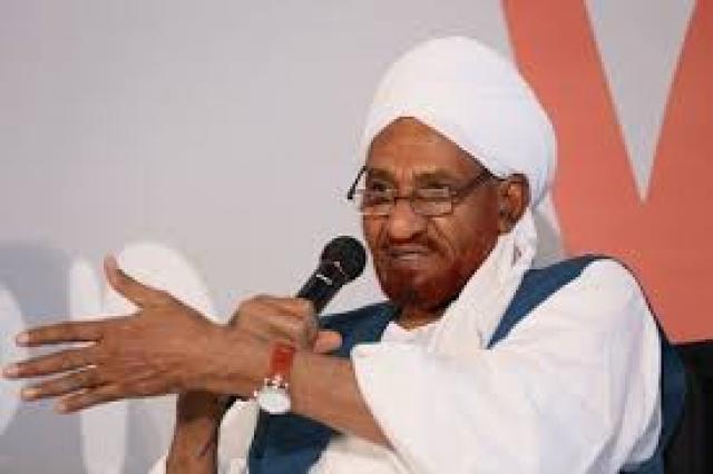  الصادق المهدي رئيس تحالف نداء السودان المستقيل