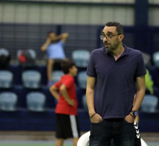 علي هاشم، المدير الفني لفريق السلة سيدات بالأهلي