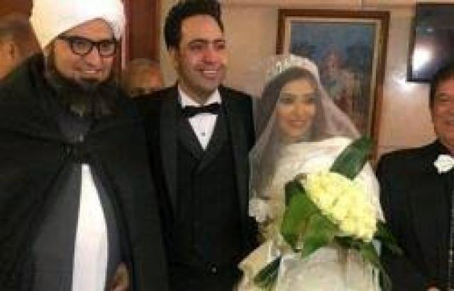  غادة رجب على حفل زفافها عبد الله حسن