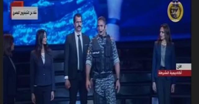 أمير كرارة يحكي قصة الشهيد وائل طاحون أمام الرئيس