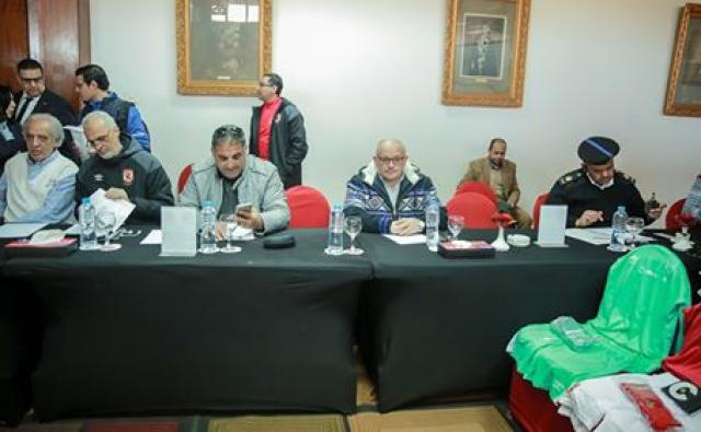 الاجتماع الفني الخاص بمباراةالأهلي و النجم الساحلي التونسي