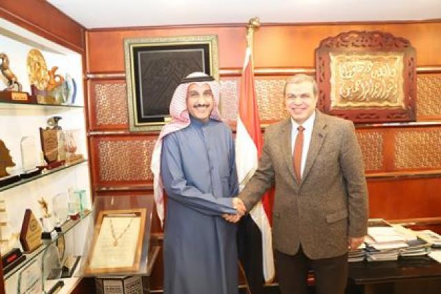  وزير القوى العاملة محمد سعفان يلتقى بالمدير العام لمنظمة العمل العربية