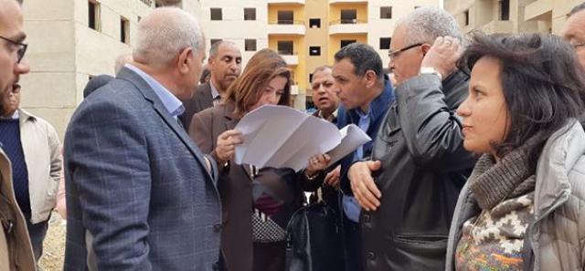 الرئيس التنفيذى لصندوق الإسكان الاجتماعى تتفقد الوحدات السكنية بمدينة بدر