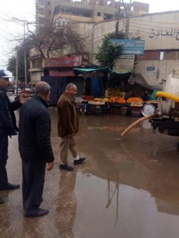  اثار الأمطار بشوارع القناطر الخيريه