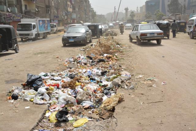 أنتشار القمامة بشوارع العاصمة 