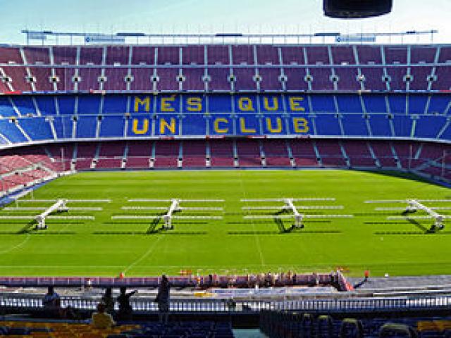 ملعب كامب تو في برشلونة