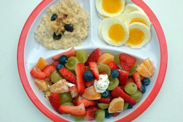 وجبة إفطار صحية للطفل