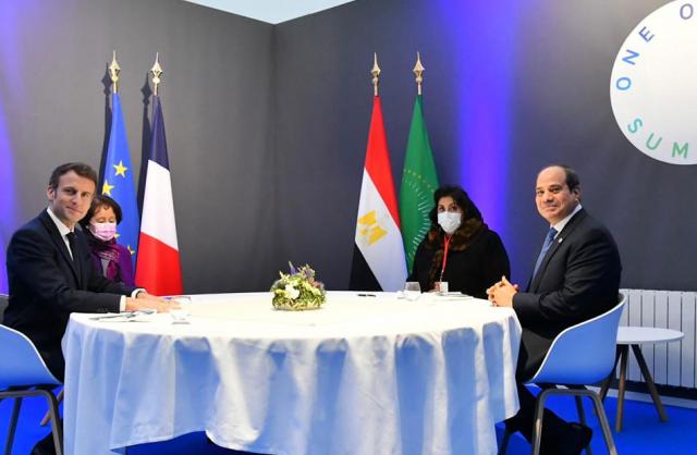 الرئيس السيسي و«ماكرون» يتوافقان على تضافر الجهود المشتركة لمساعدة الليبيين