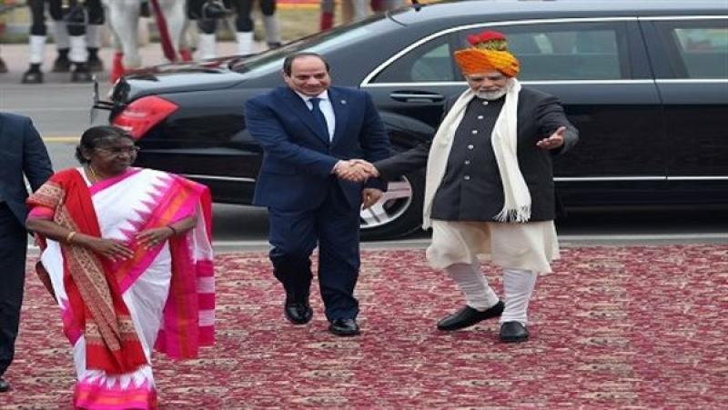 مشاركة الرئيس السيسي باحتفالات الهند