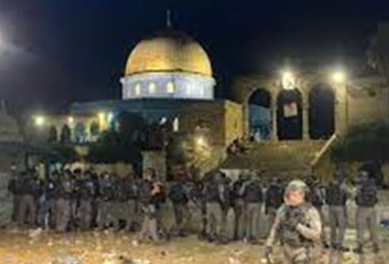 اقتحام قوات الاحتلال الإسرائيلي للمسجد الأقصى