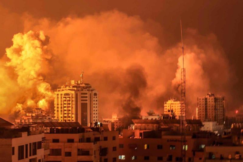 آثار الدمار في غزة 