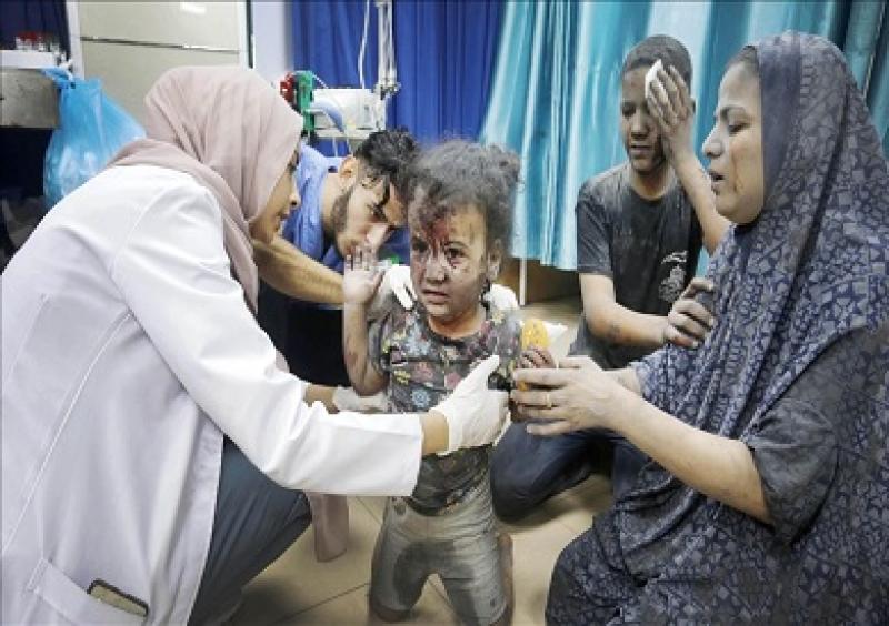 مستشفى بغزة - أرشيفية 