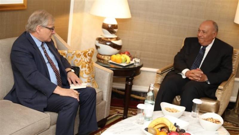 وزير الخارجية يجتمع مع المبعوث الأمريكي إلى ليبيا